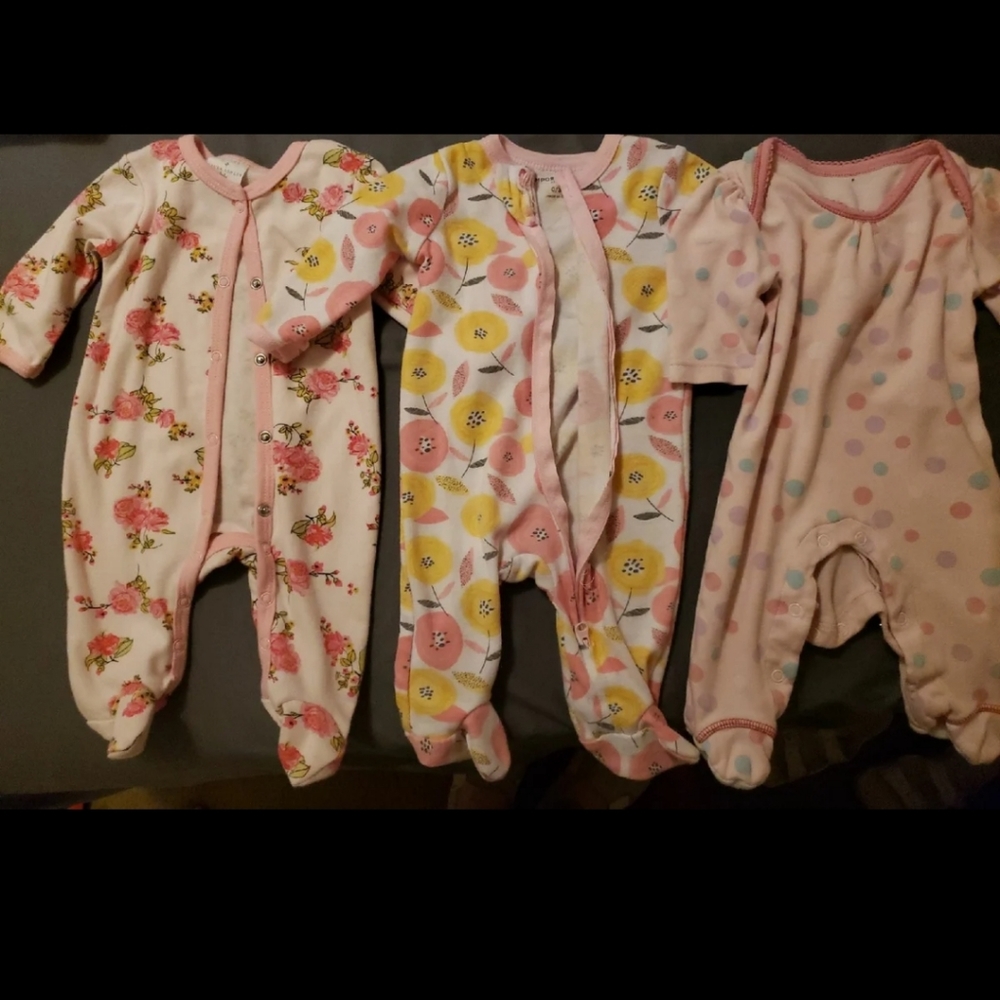 Baby girl sleepers